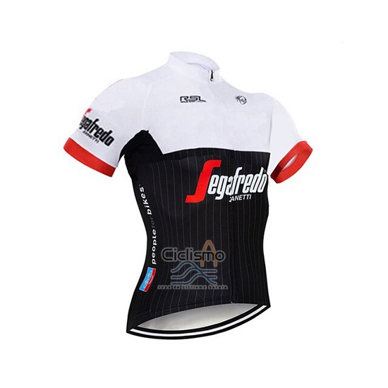 Segafrojoo Zanetti Ropa Ciclismo Culotte Corto 2020 Mangas Cortas Blanco Negro